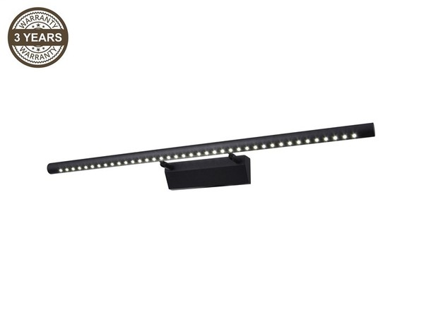 Domoletti LED Bilderleuchte 70Cm Schwarz Metall 9W IP20 Modern FüR Spiegel-image