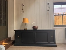 Bespoke 200 Cm Sideboard/Media unit Painted F&B blue black