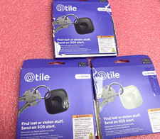 3X Life360 Tile Bluetooth Tracker for Apple iOS Android Devices Key Finder.
