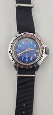 Soviet Vostok Komandirskie Submarine Military Watch 17J Manual Wind