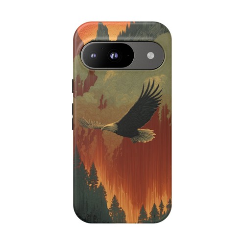 For iPhone | Samsung Galaxy | Pixel Phone Case - Eagle Soaring Wilderness Sunset - 第 221/239 張圖片