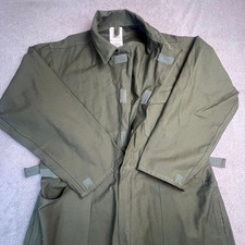 Vintage US Military Coveralls Mens Extra Large Green Cotton Sateen Type I 90s