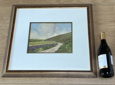 Constance C Bolding Original Aquarell Gemälde 20er Jahre West Sussex Landschaft.