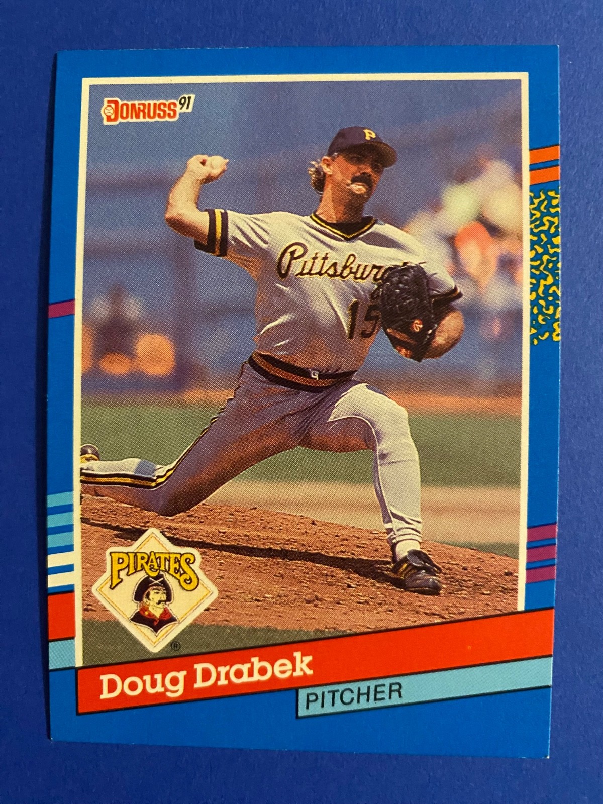 Doug Drabek 1991 Donruss #269-Pittsburgh Pirates--FREE SHIPPING   NM++