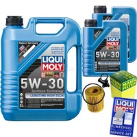 Mann Inspektionspaket Liqui Moly Longtime 5W-30 FüR Toyota RAV 4 IV 2.2 D 4WD