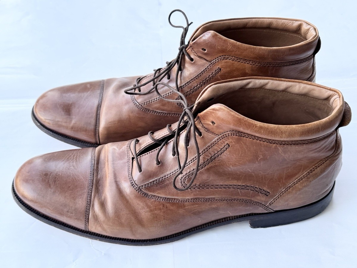 Johnston & Murphy Mens Chukka Boots Genuine Leather Size 12  display picture 3