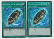 YuGiOh 2x SEPOLTURA DA UN' ALTRA DIMENSIONE THSF IT051 1à EDIZ. Super Rara (N/M)