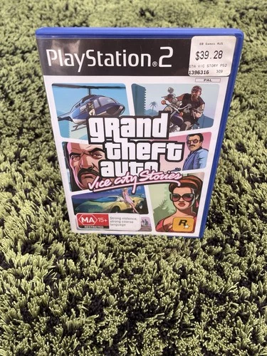 Grand Theft Auto Vice City Stories PS2 Game PAL - Complete With Map & Manual