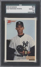 1993 Bowman Mariano Rivera #327 SGC 92 HOF m5x