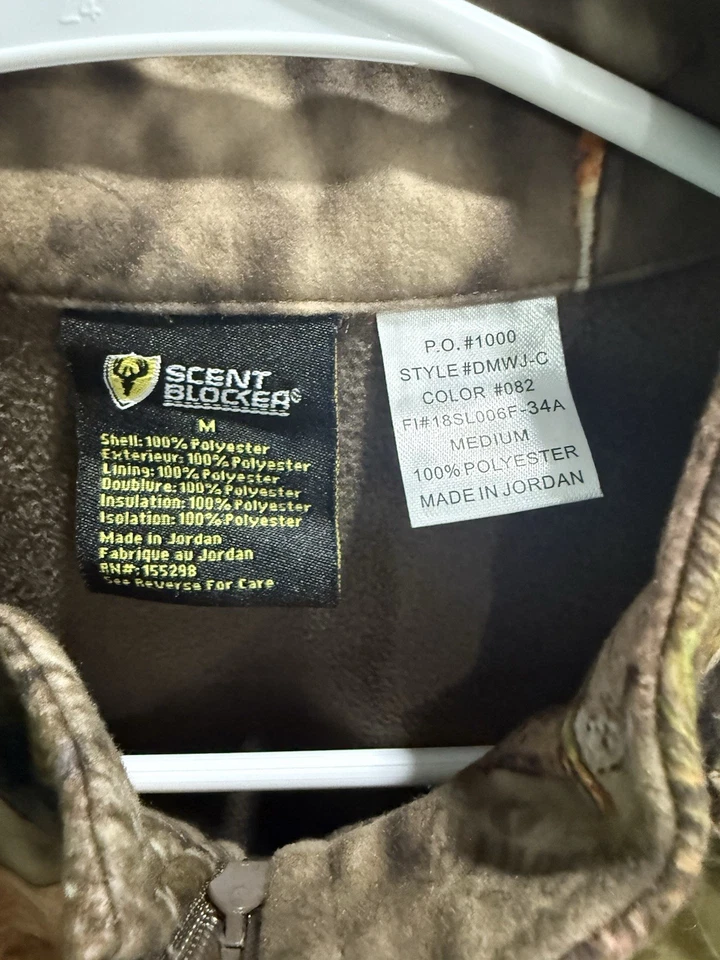 Brand New scent blocker camo jacket, S3 Technology, Style DMWJ-C, Size Medium - Image 3 of 4