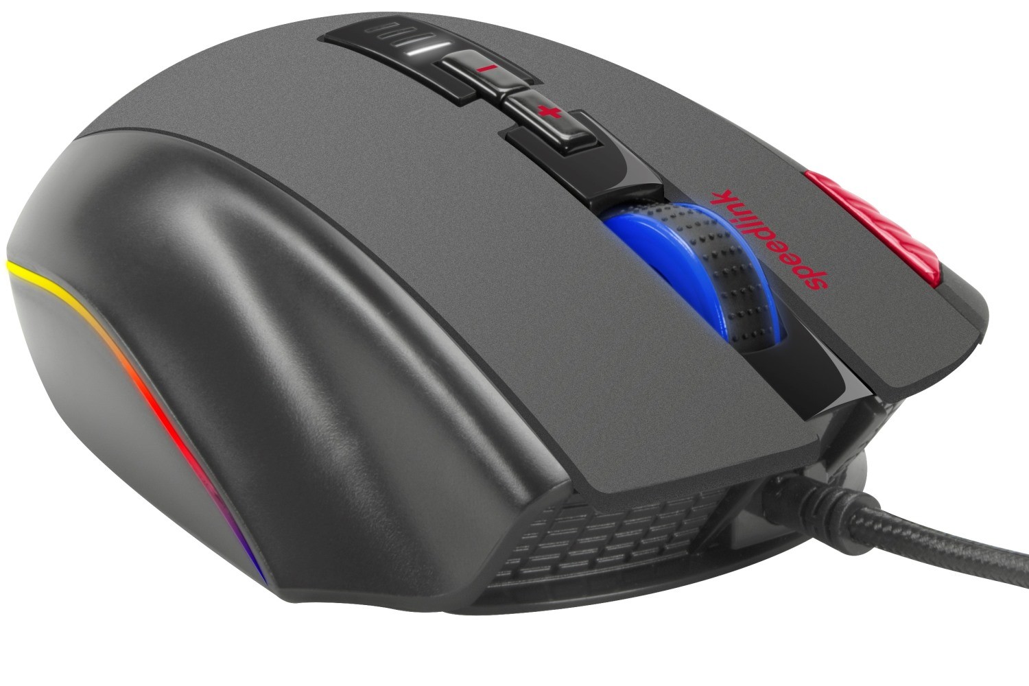 Speedlink TARIOS RGB USB Profi Gaming Maus Mouse Makros Tasten 24000 dpi eSport Ansicht 7