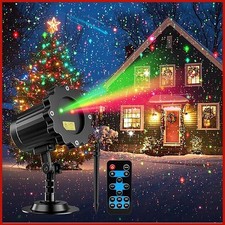 Christmas Laser R G LED Projector Light Moving Outdoor Landscape Stage Xmas Lamp