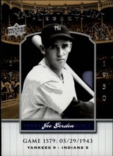 2008 Upper Deck Yankee Stadium Legacy Collection #1579 Joe Gordon - BB