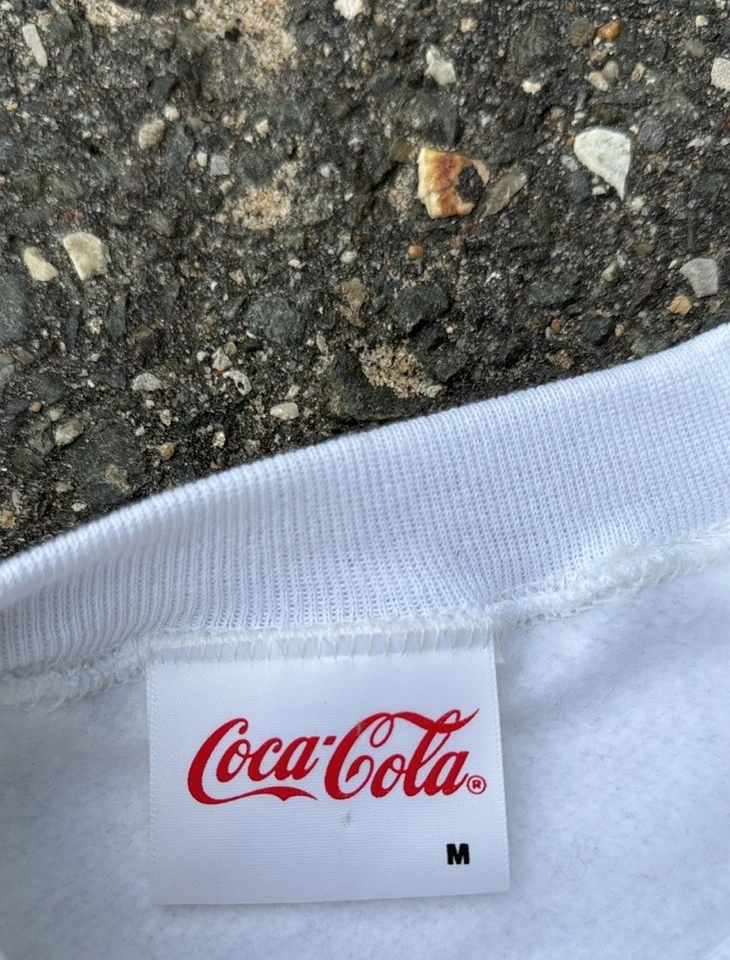 Moletom Vintage Coca Cola Albertville Jogos Olímpicos de Inverno 1992 França Hóquei - Imagem 3 de 4