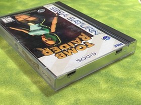 Tomb Raider (Sega Saturn, 1996) Complete with Manual & Case! Registration card!