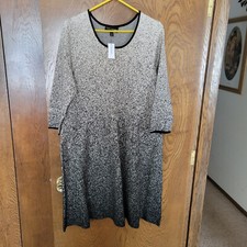 NWT Lane Bryant Sweater Dress Sz. 18/20 NEW Black