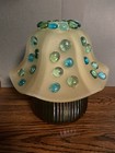 Elegant Large￼￼ Glass Mushroom Ornament Statue handmade Out/in Garden Desk Art