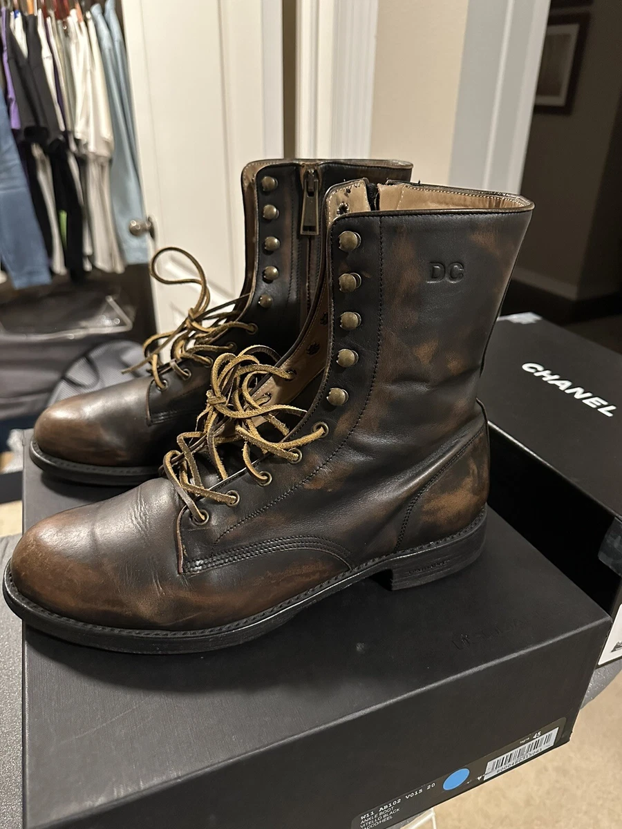 Chanel combat boots saks new arrivals