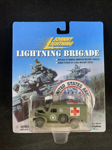JOHNNY LIGHTNING LIGHTNING BRIGADE UNITED STATES ARMY MEDIC BRAND NEW SUPER RARE - Picture 2 of 5