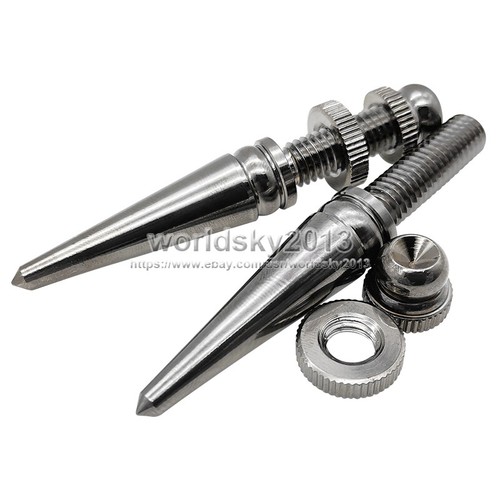 4pz Altoparlanti Antiurto Picchetti Supporto Piedi Isolamento Altoparlanti Base Pad M8*75 - Foto 5 di 13
