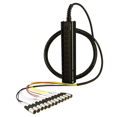ProCo SMAST 12-Channel 50-Feet Female XLRM Fan to XLRF Fan Breakout Cable