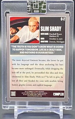 GAS Trading Cards Eminem Complex Death of Slim Shady Encased