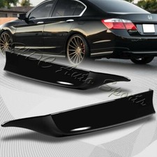 For 2013-2015 Honda Accord 4-dr Hfp-style Painted Black Rear Bumper Spoiler Lip