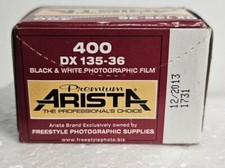 New ARISTA ISO 400 DX 135-36 BLACK  WHITE PHOTOGRAPHIC FILM-DATE 2013