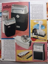 1969 BRAUN Magazine Catalog Print Ads 3 Pages