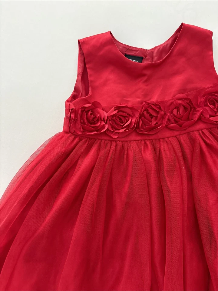 HOLIDAY EDITIONS red Dress Christmas Formal 5 years Girl - Image 2 of 4