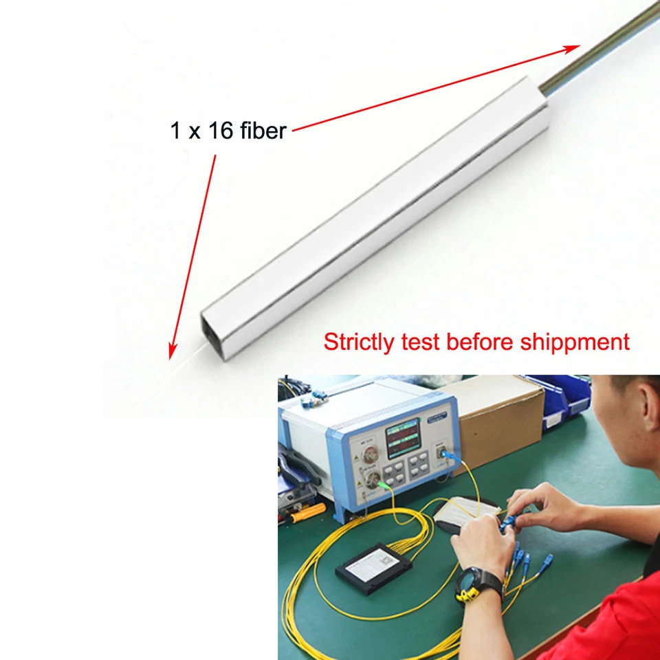 1x16 FC UPC Fiber Optic PLC Splitter Singlemode SM Fiber pigtails FBT Splitter - Image 2 of 2