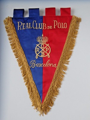 Real Club De Polo Barcelona Pennant Banner Spain Ebay