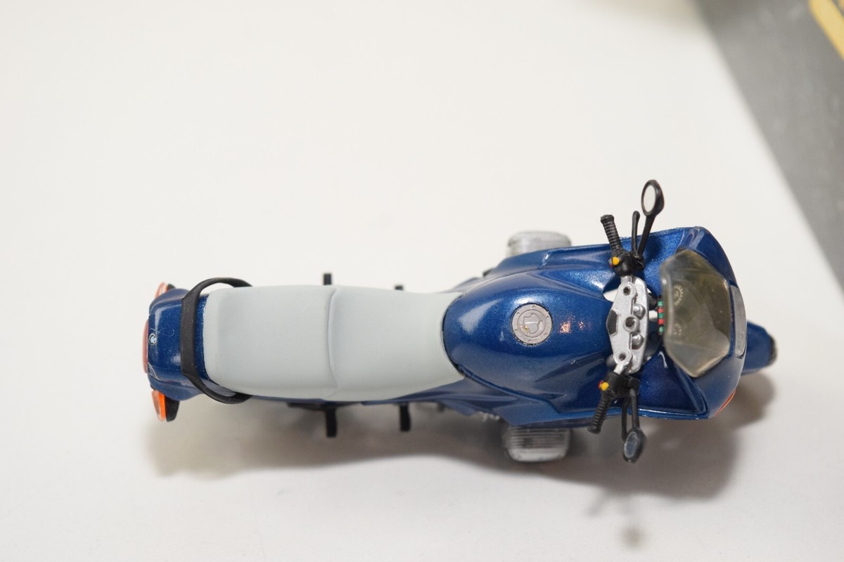 Modèle Réduit MINICHAMPS BMW R 1100 RS Bleu échelle 1:24 - Maquette Moto Neuve