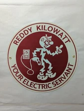 Reddy Kilowatt Your Electric Servant Metal Sign New 