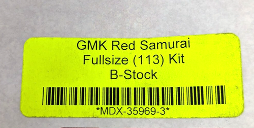 Drop + RedSuns GMK Red Samurai Keycap Set - Afbeelding 3 van 4