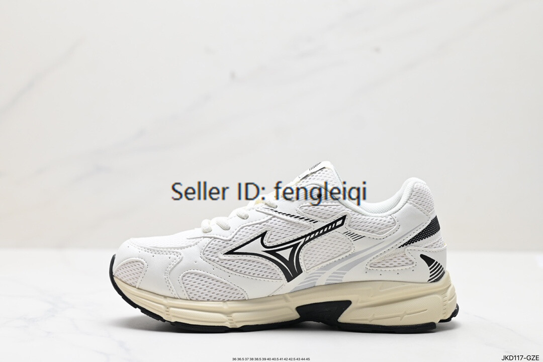 Mizuno Speed 2K Men's Women's White/Black Sneakers Retro