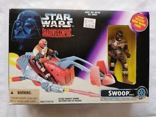  * STAR WARS * SWOOP VEHICLE & TROOPER  * VINTAGE*STILL CLOSED