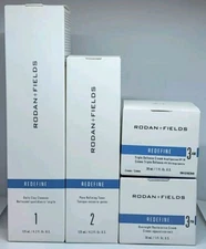 Rodan + and Fields Redefine Regimen New Formula 4 Piece Set Kit New Exp. 05/2026