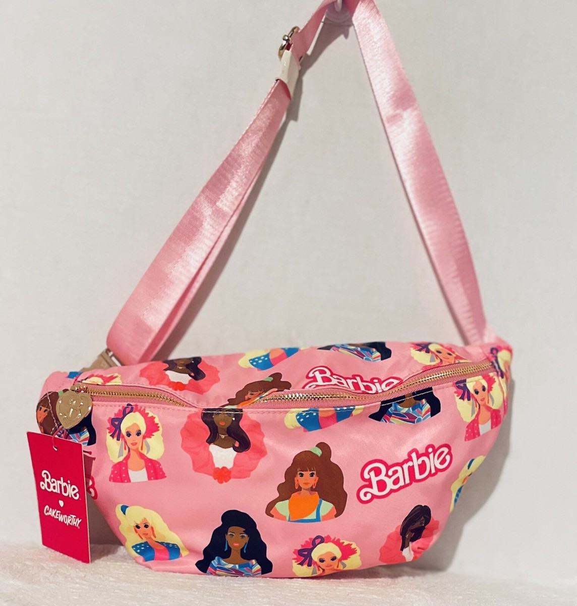 Cakeworthy x Barbie Pink Belt Bag Crossbody New With Tags Limited