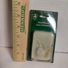 Christmas ornament Blown   glass, hummingbird Vintage
