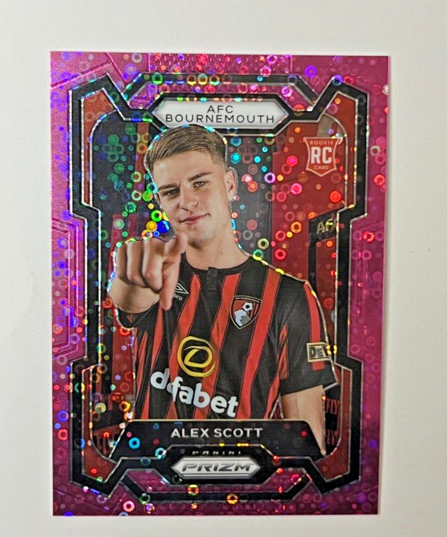 2023-24 Prizm Premier League Breakaway ALEX SCOTT RC Pink Disco Prizm 41/149 238