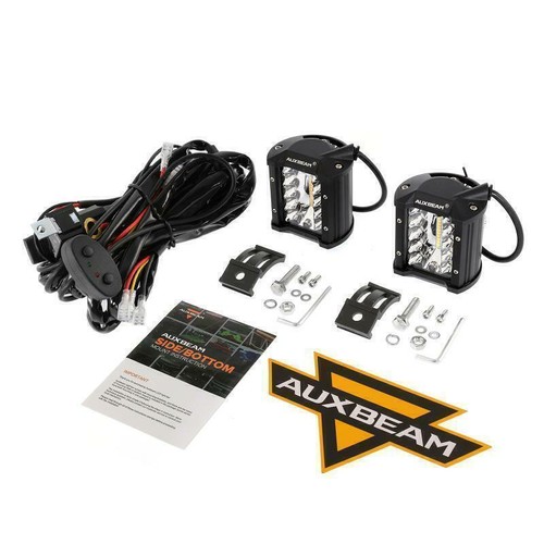 Auxbeam 4'' LED Pods Spot LED Light Bar Driving Fog Light Amber White for Ford - Picture 12 of 12