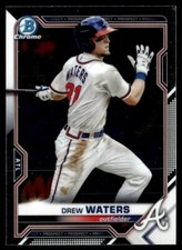 2021 Bowman Chrome Prospects Drew Waters Atlanta Braves #BCP-81