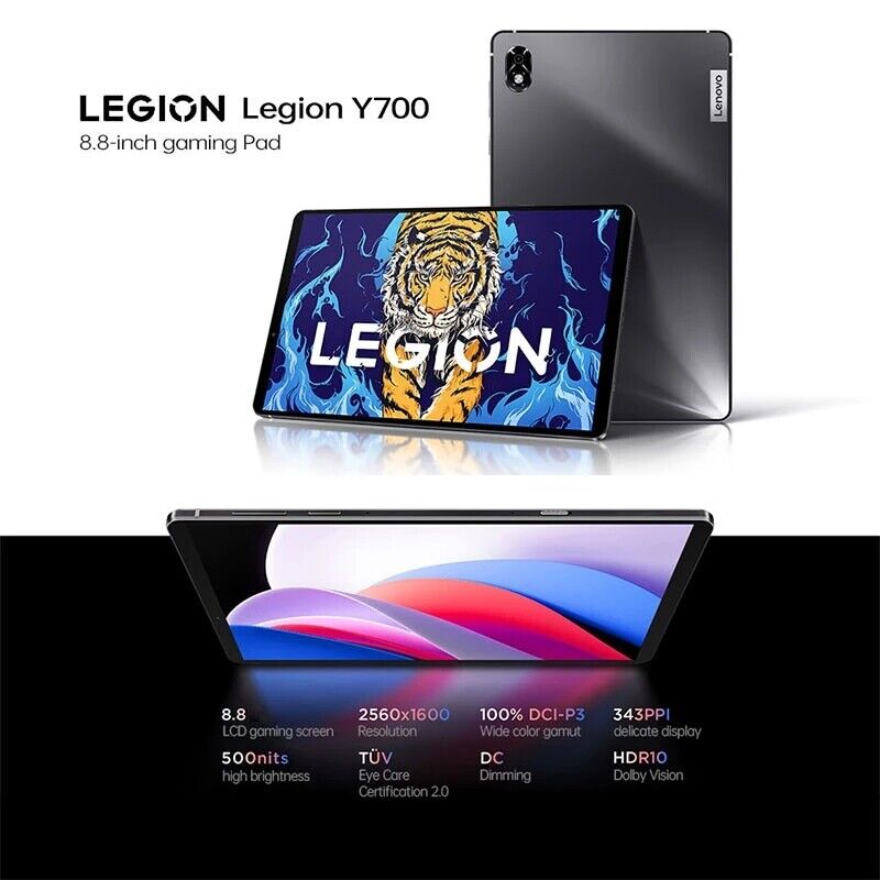 Lenovo LEGION Y700 Gaming Tablet 128GB/256GB Snapdragon 870 Lenovo LEGION Y700 Gaming Tablet 128GB/256GB Snapdragon 870