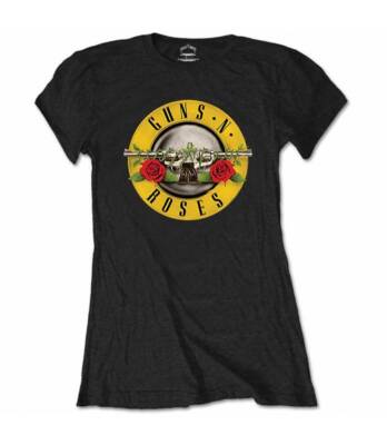 Guns N' Roses Klassisch Logo T-Shirt Lizenz Official Mädchen Rockoff GNRTSP04LB