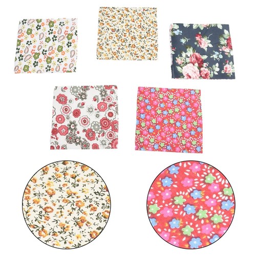 100pc 10 * 10cm Quadratisches Stoffb��ndel Patchwork Kleidung N?hen Quilten - Bild 5 von 12