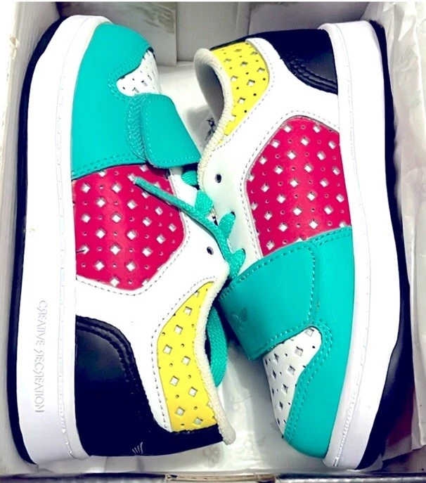 Creative Recreation Cesario Lo Blanco Rosa Turquesa Destacado Unisex Atlético 9T Foto 2 de 4