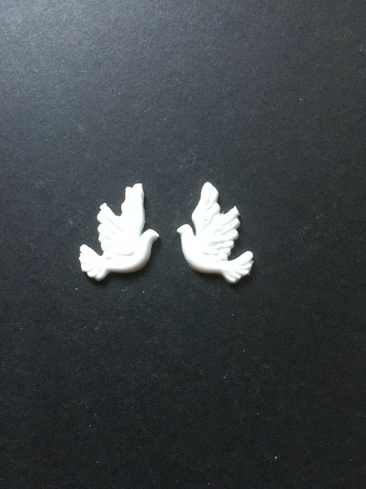 Verzierwachs Hochzeit Tauben weiß Kerzenwachs Wachsdekor Borte Wachs Wachskerze