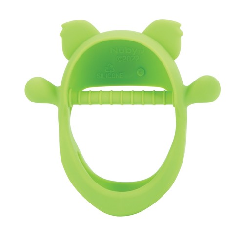 Nuby Mini Wrist Grip Teething Mitten - Soft Silicone - Easy-to-Clean - Picture 20 of 29