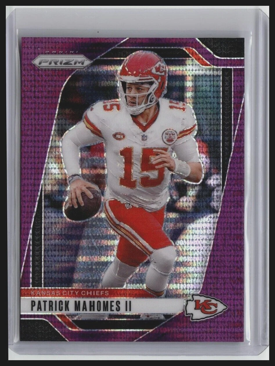 PATRICK MAHOMES II 2024 Panini Prizm PURPLE PULSAR Chiefs #138